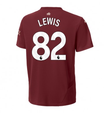 Manchester City Rico Lewis #82 Tredje trøje 2024-25 Kort ærmer